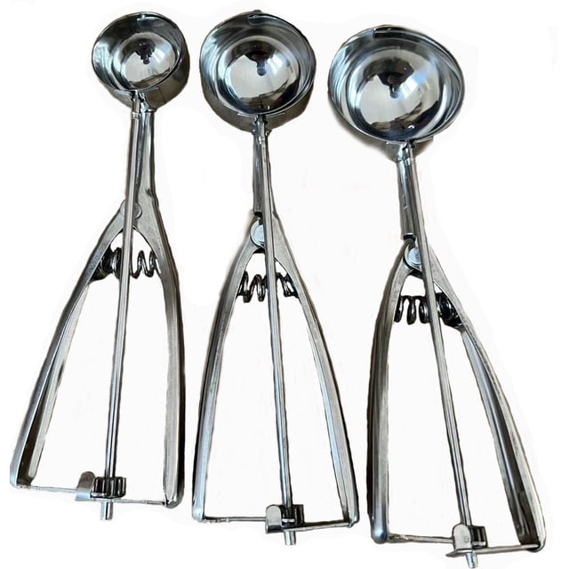 Cuchara para helado de acero inoxidable, cuchara para helado, cuchara para fruta, vajilla conveniente