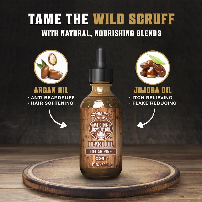 Viking Revolution Beard Oil Conditioner, Cedarwood & Pine photo 4