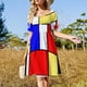 thumbnail image 4 of Vestido de manga corta para jardín de infantes, divertido, me encanta el jardín de infantes, elegantes y bonitos vestidos de mujer, ropa de verano, falda de verano, vestido, 4 of 7