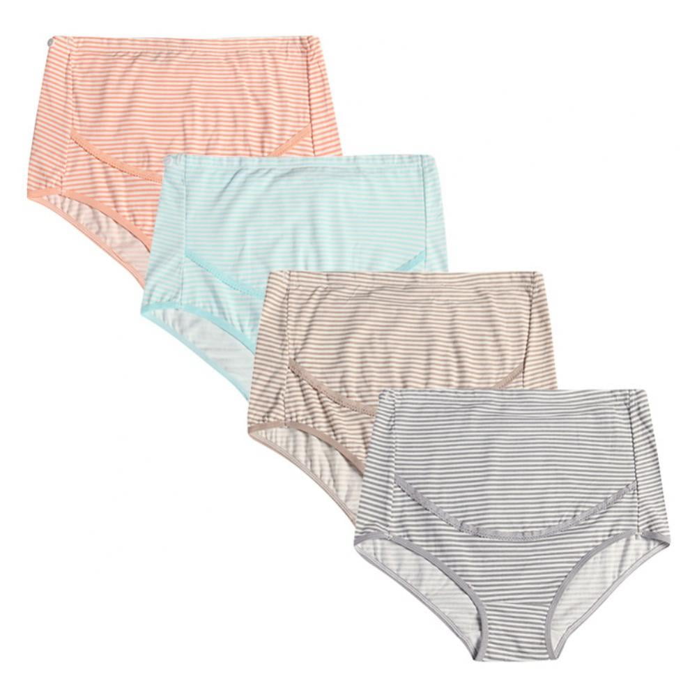 Xmarks Women's Maternity Panties High Cut Cotton Over Bump Underwear