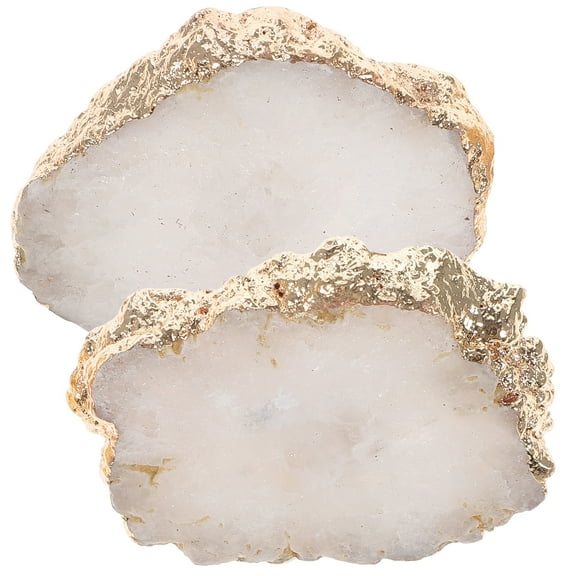 CIMAXIC Cabinet Pull Knob Crystal Drawer Pulls Multi Brass 2Pcs