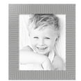 thumbnail image 2 of ArtToFrames 16" x 19" Steel Ripple Brushed Picture Frame, 16x19 inch Silver Wood Poster Frame (WOM-5269),  Pack, 2 of 7