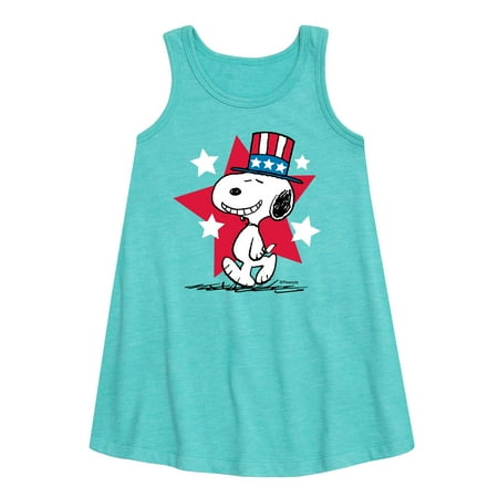 

Peanuts - Snoopy Americana - Girls Aline Dress