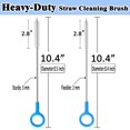 thumbnail image 2 of Juego de cepillos limpiadores de pajitas CIDYAUST Heavy-Duty, 2 piezas para botellas, 2 of 7