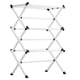 thumbnail image 4 of Tendedero plegable Soporte de metal Colgando Ahorro de espacio Multifunción Hogar Lavandería Ropa Toalla Organizador yeacher natural, 4 of 7