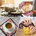 thumbnail image 3 of Chihuahua and Flower Florals Kitchen Oven Mitt and Pot Holder Sets 4 Pcs for Baking, Cooking and Grilling, Heat Resistant Up To 392 °F, 3 of 6