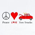 thumbnail image 2 of CafePress - Peace Love Tow Trucks Long Sleeve Infant Bodysuit - Long Sleeve Cotton Baby Bodysuit, 2 of 4