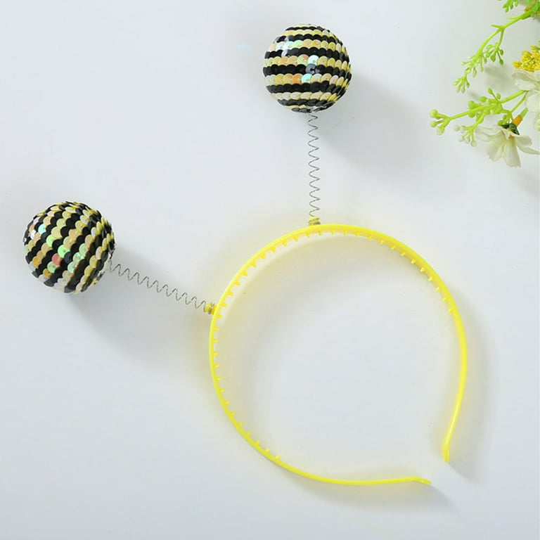 FAIOIN Bee Headband Bee Tentacle Hair Bands Insect Cosplay Hair Accessories  for Kids Women Bee Party Favor Decorations 