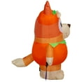 thumbnail image 3 of Gemmy Airblown Inflatable Bingo in Pumpkin Costume Bluey, 3.5 ft Tall, Multicolored, 3 of 5