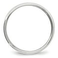 thumbnail image 5 of Auriga Fine Jewelry 10K White Gold 6mm Milgrain Half Round Wedding Band for Women Size 10, 5 of 6