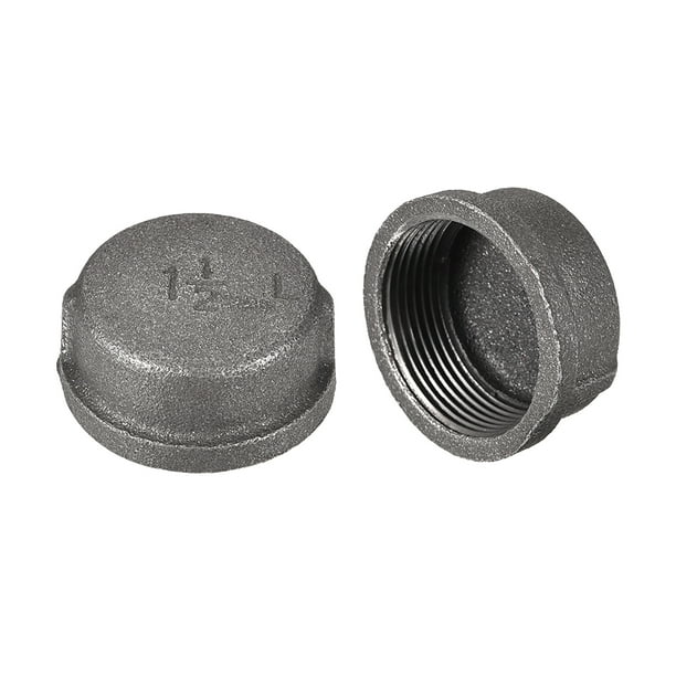 11/2Inch Pipe Cap 2 pcs PT11/2 Female Pipe Fitting Carbon Steel