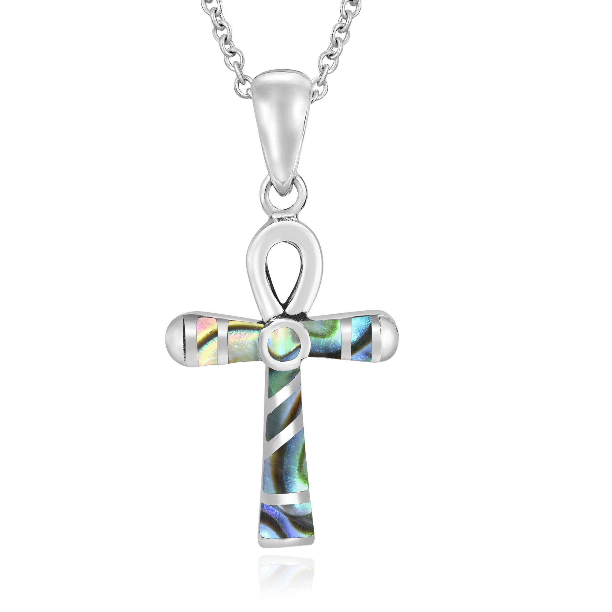 Ankh Sterling Silver Necklace - Mima's Of Warwick, LLC