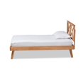 thumbnail image 2 of Baxton Studio Galvin Cama de plataforma de tamaño doble de madera con acabado marrón moderna y contemporánea Baxton Studio 1.93271E11, 2 of 2