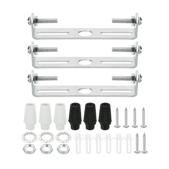 Uxcell Ceiling Light Plate Kit, Light Fixture Mounting Bracket Plate Crossbar 80mm 3
