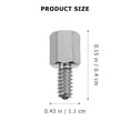 thumbnail image 4 of Mobutofu 100Set Copper Standoff Screws For Efficient Drone Quadcopter Assembly, 4 of 6