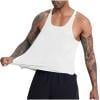 Mlzmgr Compression Tank Tops for Men Slim Sleeveless Crewneck Tops Stretchy Summer Workout Gym Tanks