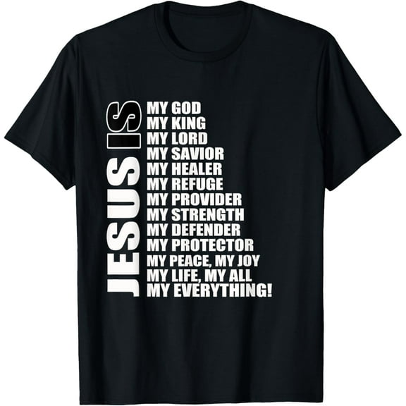 men and women can wear,Christian Gospel and Bible Phrase for our Lord Jesus T-Shirt