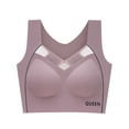 thumbnail image 2 of Sujetador deportivo sin costuras con parte superior a prueba de golpes y sin aros para mujer, ropa interior de talla grande con espalda hermosa y paredes laterales ensanchadas que recogen la cubierta, 2 of 2