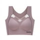 thumbnail image 2 of Sujetador deportivo sin costuras con parte superior a prueba de golpes y sin aros para mujer, ropa interior de talla grande con espalda hermosa y paredes laterales ensanchadas que recogen la cubierta, 2 of 2