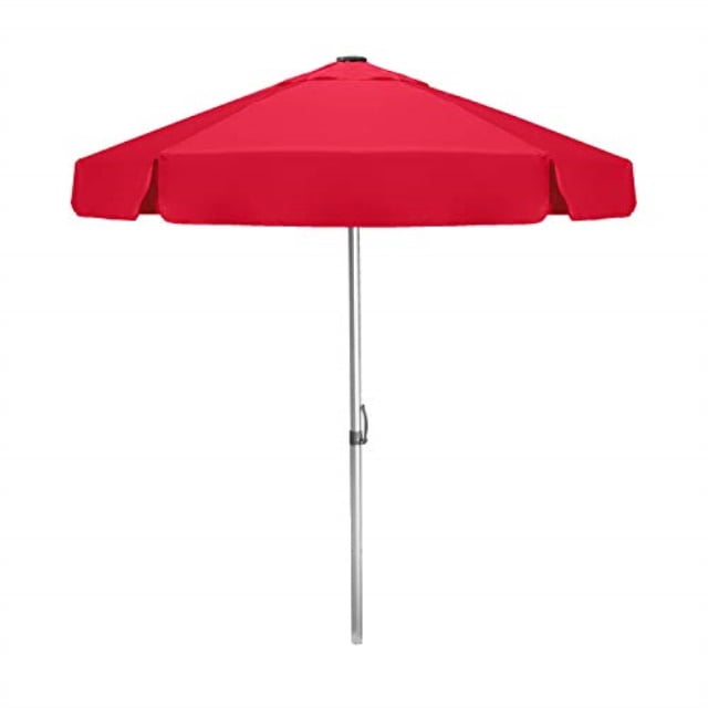 Strombergbrand Umbrellas The Vented Bistro Patio Large Commercial Quality Caf Style Umbrella With Patented Construction Base Not Included Red Walmart Com Walmart Com