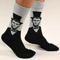 thumbnail image 2 of Abraham Lincoln Socks from the Sock Panda (Adult Large), 2 of 3
