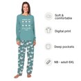 thumbnail image 2 of Things I Do In My Spare Time Chicken Matching Family Pajamas With Dog, Funny Chicken Lover PJs, Plus Sizes, With Pockets, 2 of 7