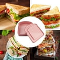 thumbnail image 6 of XSCPXTT 2PCS Sandwich Containers, Sandwich Containers for Lunch Box, Reusable Toast-Shaped Lunchbox (Beige & Gray), 6 of 7
