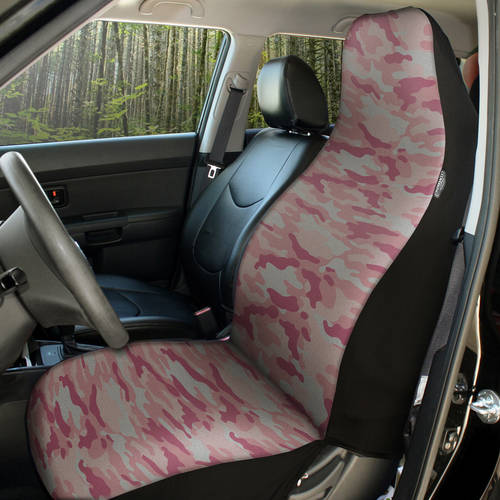 Coverking Universal Seat Cover Designer, Ultra Suede Traditional Camo Pink - image 3 of 6
