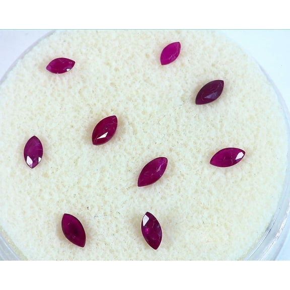 Ruby Natural Marquise Genuine Gemstone Lot 1.78 CT GPG 334