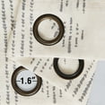 thumbnail image 3 of Curtainking Light Filtering Curtains Geometric Striped Farmhouse Boho Grommet Curtains for Bedroom 52x84 Inch Set of 2 Grey on Beige, 3 of 8