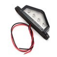 thumbnail image 2 of Luz De Matrícula, Resistente Al Agua, Universal, 12 V-24 V, 4 LED, Lámpara De Matrícula, Instalación Atornillada Para Remolques, Camiones, Barcos, Coches, Vehículos ANGGREK License Plate Light, 2 of 8