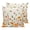 Orange Beige, variant on Pillow Covers 24x24 Set of 2, Orange Green Fall Throw Pillow Covers Decorative Couch Cushion Cover, Pumpkins Maple Leaf Thanksgiving Microfiber Soft Square Pillowcases for Bedroom Living Room Sofa