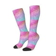 thumbnail image 2 of Balery Fun Rainbow Pink Fun Novelty Socks Men'S Women'S Crew Socks Funny Crazy Novelty Socks Quirky And Cool Socks, 2 of 9