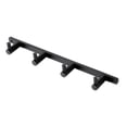 thumbnail image 1 of ALFI AB9528-BM Wall Mounted 4 Prong Robe & Towel Hook, Black Matte, 1 of 5