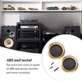 thumbnail image 3 of 2Pcs Speaker Net Cover Car Subwoofer Mesh Enclosure Enclosure Dustproof Portable Protective Grille Circle Speakers Accessories, 3 of 7
