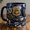 Black, variant on Police Officer Mug 3D Effect Navy Gold Badge Coffee Cup Gift for Law Enforcement