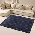 thumbnail image 1 of DouZhe Tapis de Zone Motif Griffonnages de Trigonométrie Mathématiques Antidérapant Lavable en Machine, Style Amusant Tapis Paillasson, 63 x 48 Pouces, 1 of 6