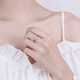 thumbnail image 3 of Anillo De Promesa Plata 925 Hombre Y Mujer Ajustables Plata, 3 of 4