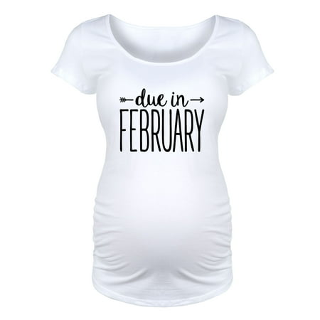 

Bloom Maternity - Due In Februarys - Maternity Scoop Neck T-Shirt
