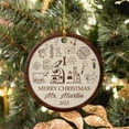 thumbnail image 3 of Personalized Medical Scientist Ceramic Ornament Christmas 2025, First Christmas As Medical Scientist Ceramic Ornament, Custom Text & Name Santa's Favorite Medical Scientist Ornament Gift for Friends, 3 of 6