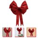 thumbnail image 4 of Pajarita roja grande, delicada, con nudo, para decoración de bodas y fiestas., 4 of 7