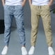 thumbnail image 2 of Odeerbi 2 Pack Boys Summer Cotton Linen Jogger Pants Casual Lightweight Elastic Waist Drawstring Sweatpants Para 3-13 Años, 2 of 9