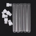 thumbnail image 3 of 100pcs Clear Plastic Test Tube With Cap 12x100mm U- Bottom Long Transparent Test Tube Lab Supplies, 3 of 5