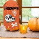 thumbnail image 5 of pstuiky Letrero colgante de madera pintado para Halloween decoración navideña letrero colgante para puerta adornos artesanales de madera, 5 of 6