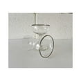 thumbnail image 2 of Vintage Style French Silver Rim Coupe Glass. 7 Oz. (Set of 4), 2 of 2
