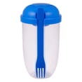 thumbnail image 2 of Botella de plástico para almacenar alimentos Jadeshay recipiente para ensaladas frescas 1000 ml, 2 of 12