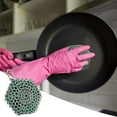 thumbnail image 2 of Stainless Steel 316 Chainmail Scrubber for Pots and Pans, Durable Mesh for Cast Iron, Griddles, and Pizza Stones, Rust-Resistant and Dishwasher Safe, 2 of 6