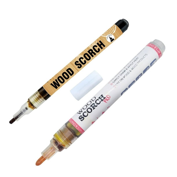 2pcs ing Pen Scorch Pen Chemical Pen DIY pour le travail du bois