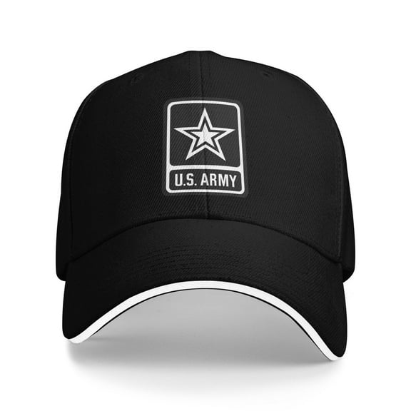 U.S. Army Emblem Unisex Adult Baseball Caps Adjustable Casquette Dad Hat Sandwich Cap Outdoors Headwear