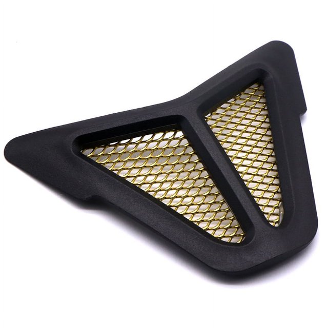 Motorcycle Air Inlet Head Guard Grille Cover Aluminum Mesh Intake Guard Protector Compatible For YZF R15 V3 2017-2020 Model Decoration Accessories